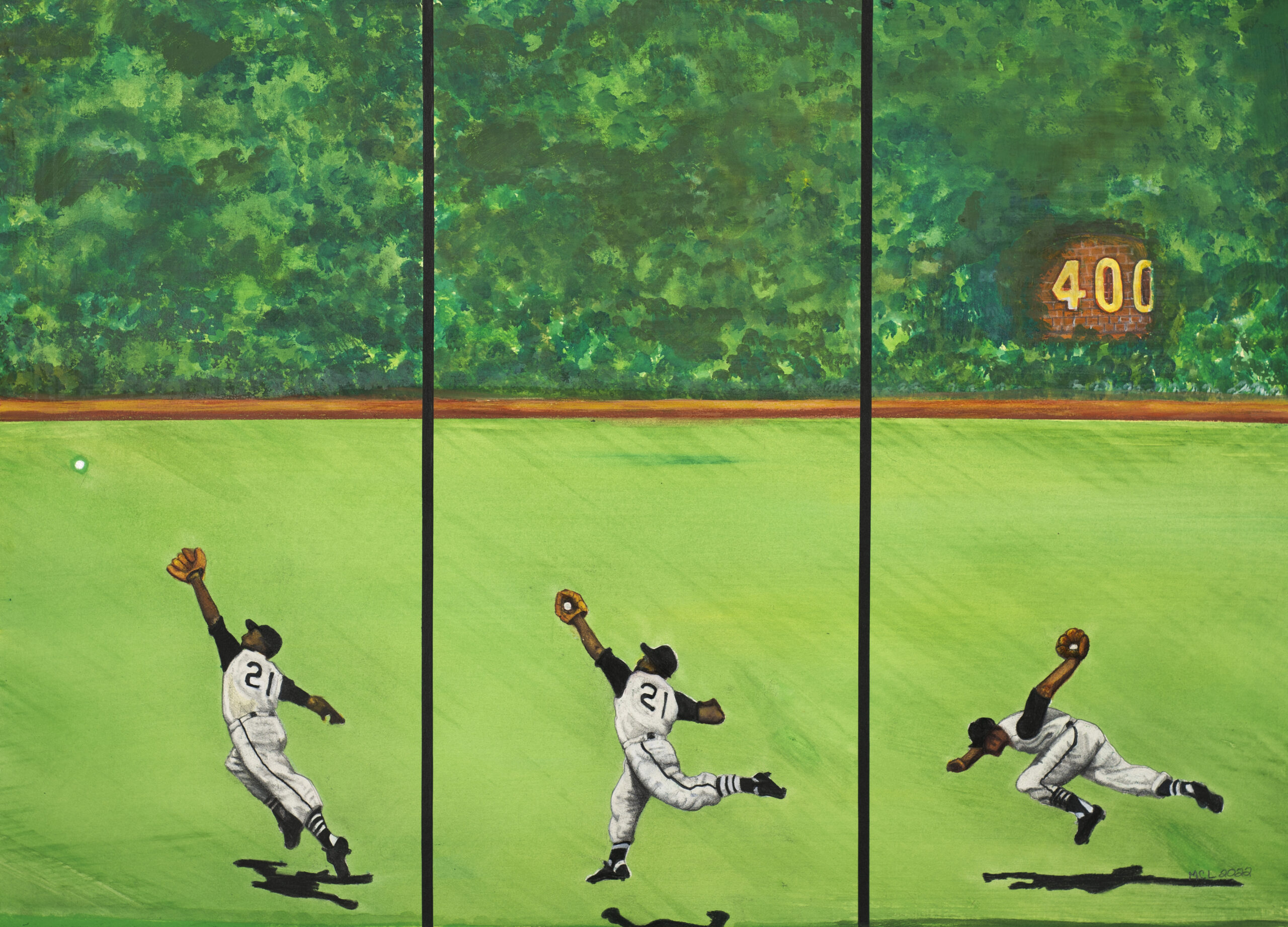 Baseball Paintings by Margie Lawrence