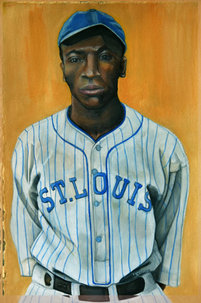 COOL PAPA BELL/ WATERCOLOR AND ACRYLIC ON ARCHIVAL PAPER| Inquiries to Gallery Victor Armendariz, Chicago, Illinois